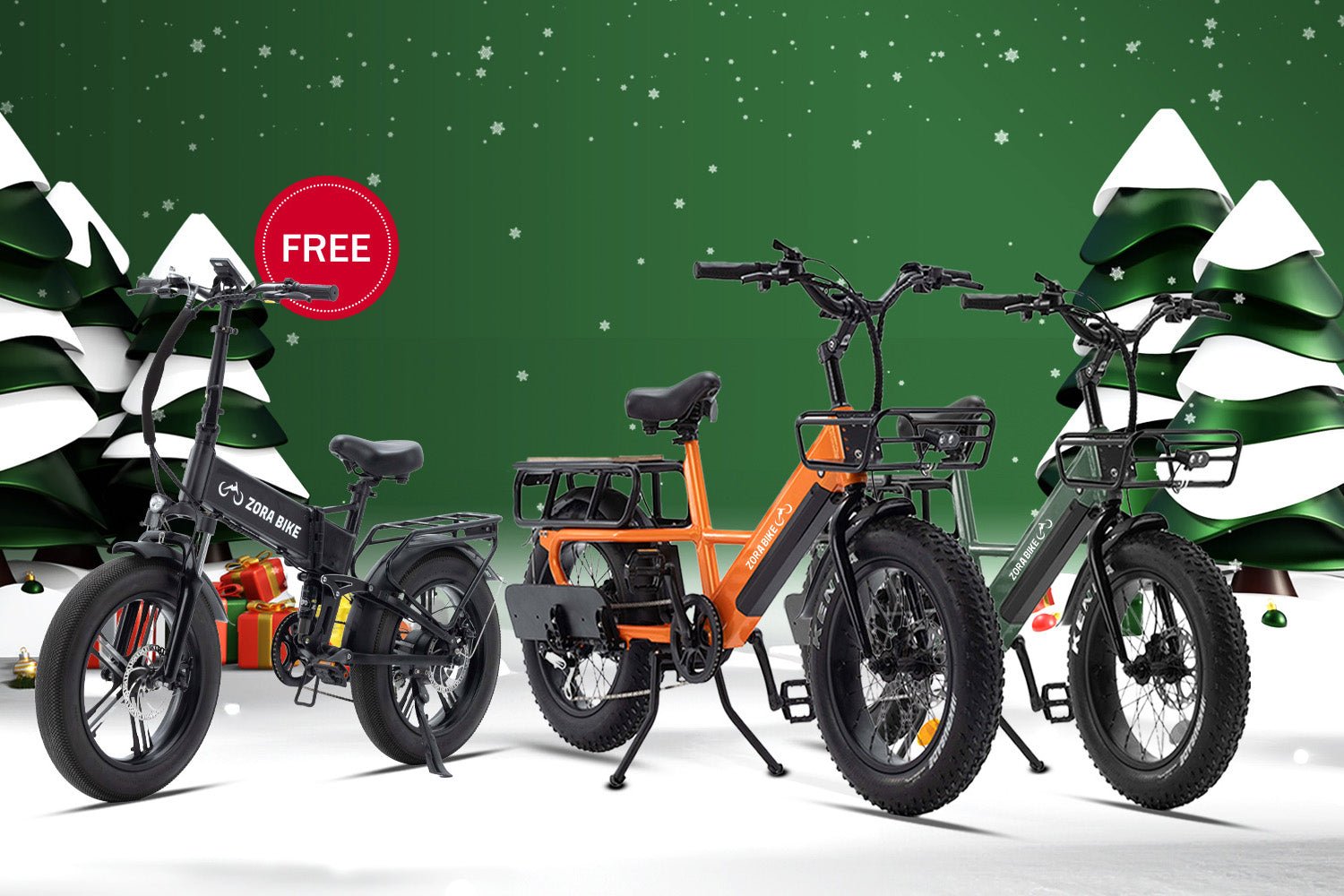 Delivering Christmas Gifts to You Kids on an ZORA Electric Bike - Zora Bike