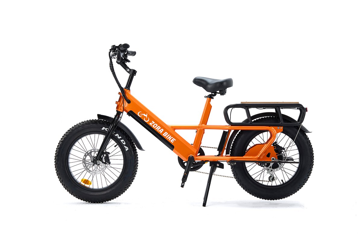 Cargo Bike Zora Master | E Bikes For Families | Fat Tire Electric Cargo Bike - Zora BikeMASTERGREEN