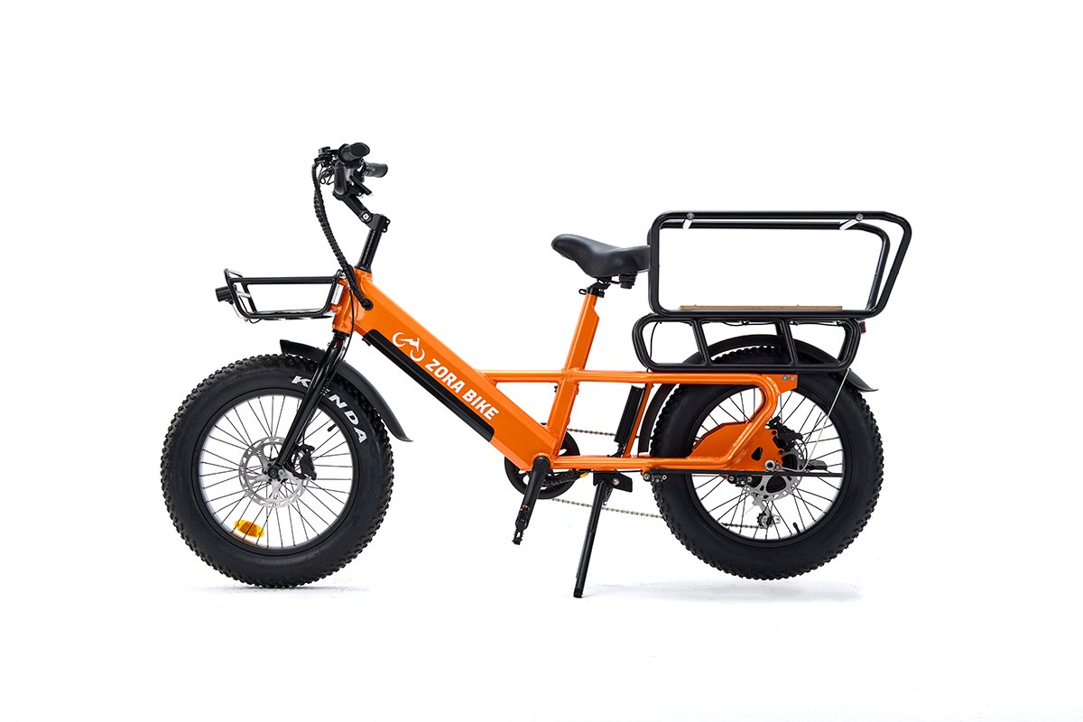 Cargo Bike Zora Master | E Bikes For Families | Fat Tire Electric Cargo Bike - Zora BikeMASTERGREEN