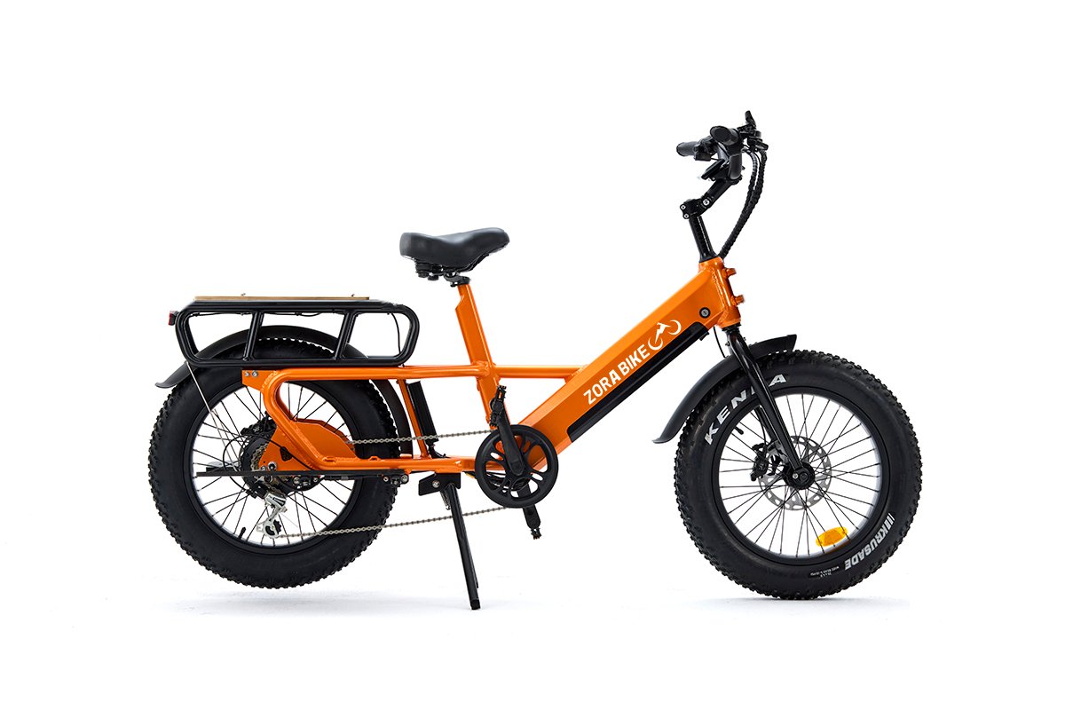 Cargo Bike Zora Master | E Bikes For Families | Fat Tire Electric Cargo Bike - Zora BikeMASTERORANGE