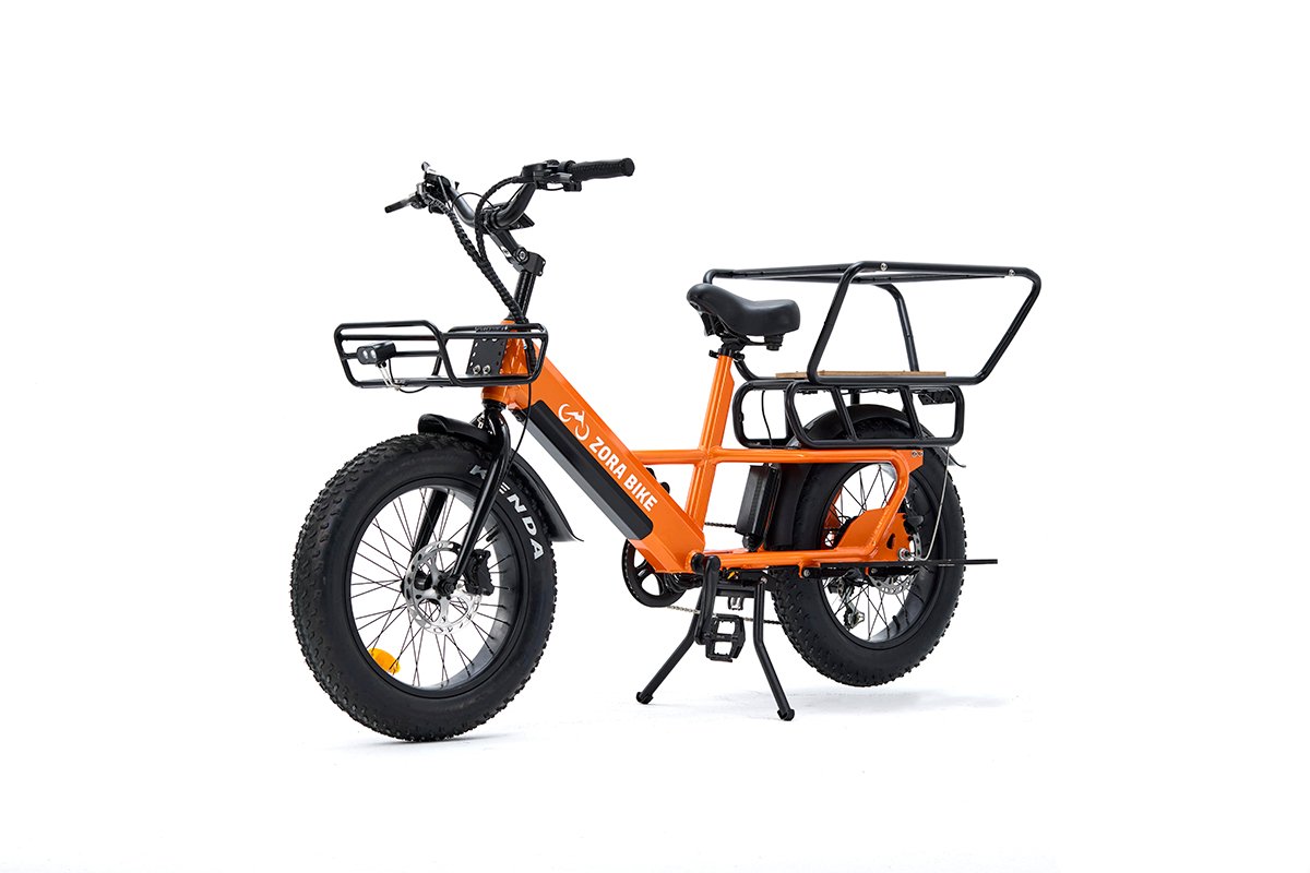 Electric Cargo Bike Zora Master (By Yoto) - Zora BikeMASTERGREEN